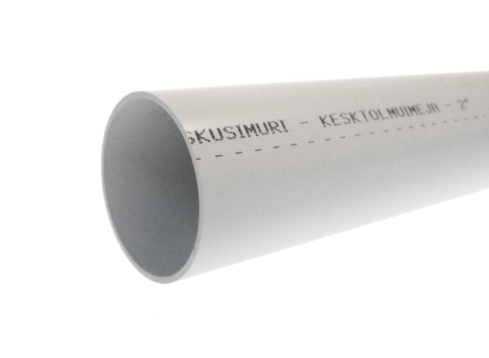 Keskuspölynimurin 2" (50,8mm) putki 2,2m