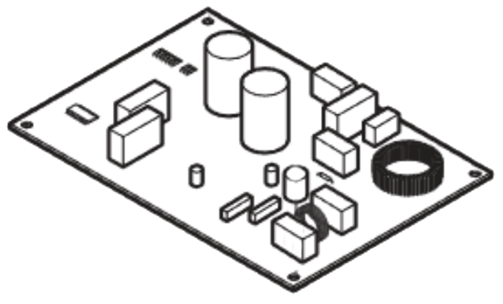 LG outdoor unit PCB 6871A10135S