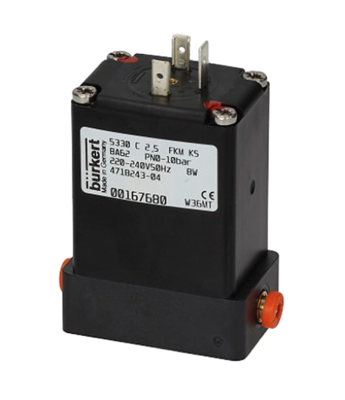 Wascator solenoid valve 3-way (4mm)