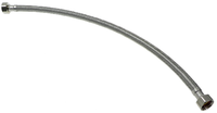 Steel braided inlet hose 1/2"-1/2" 500mm