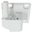 Festivo lower hinge, white left 2020-> (M20)