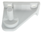 Festivo lower hinge, white left 2014-2019 (M14)