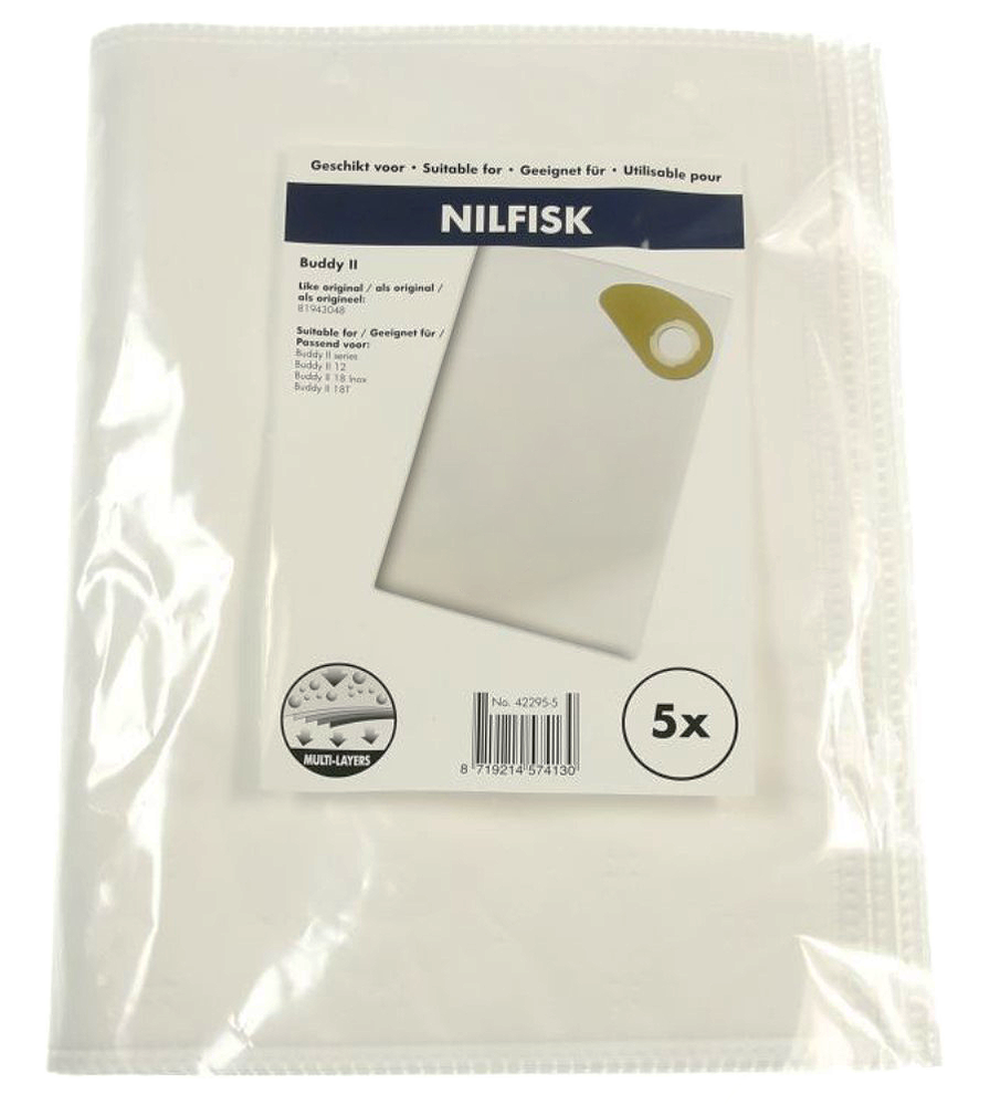 Nilfisk dust bag set buddy ii shop