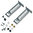 Bosch Siemens plinth attachment kit 00612653