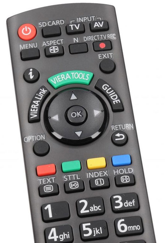 The Remote Part Panasonic television remote N2QAYB000487 - fhp.fi - appliance spare parts