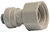 Fridge water tube tap connector 1/2" - 6,35mm