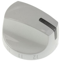 Upo hotplate knob, white 0-12 703430