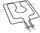 Upo Gorenje oven top heating element 2700W C3040