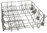 Candy Hoover dishwasher lower basket 12976000001628