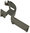 LG fridge top hinge cord cover, right MEG66740002