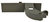 LG fridge top hinge cord cover, right MEG66740002