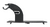 LG fridge top hinge cord cover, right MEG66740002