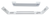 Whirlpool / Indesit fridge handle C00327383