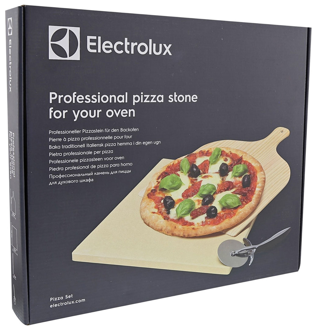 Kit Pierre à Pizza AEG – Pierre Naturelle + Pelle + Coupe-pizza – Cuisson Parfaite Comme En Pizzéria