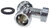 Pesukoneen tulovesiletkun y-haara liitin 3/4", metalli