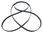 Gorenje washing machine drive belt 8PHE1906