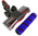 Dyson vacuum cleaner turbo nozzle with LED lights