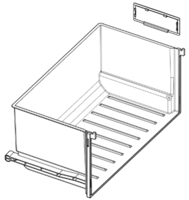 Beko / Arcelik jääkaapin vihanneslaatikko 5707790200