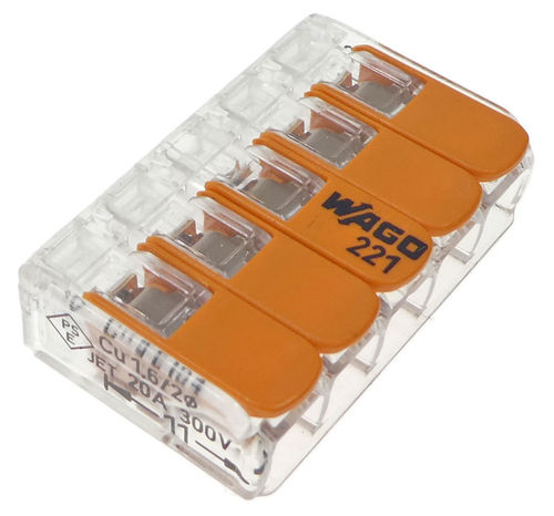 Wago connector 5 x 0,2-4mm2