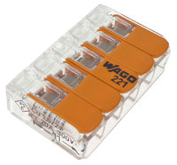 Wago riviliitin 5 x 0,2-4mm2