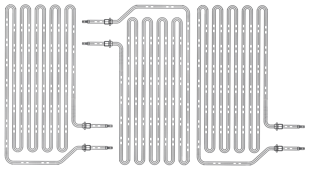 Heating element set Helo Rondo 9,6 kW