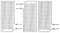 Heating element set Helo Rondo 9,6 kW