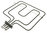 Fagor oven top heating element 2600W