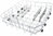 AEG Electrolux dishwasher bottom basket 140002678062