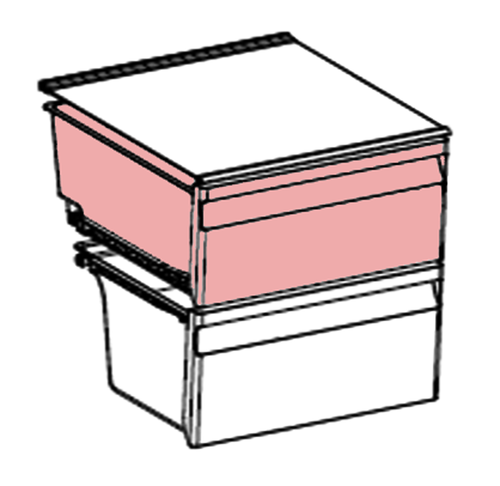 Hisense fridge upper vegetable drawer K1645656