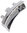 Candy washing machine door handle X606858