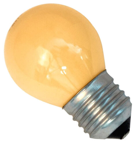 Hehkulamppu, oranssi E27 25W 45x73mm Hehkulamppu, oranssi E27 25W 45x73mm