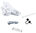 Zanussi washing machine door handle kit 4055304143
