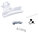 Zanussi washing machine door handle kit 4055304143