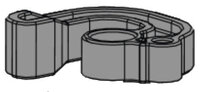 LG jääkaapin oven pysäytin MJB65170901