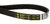 Washing machine drive belt 5PJE 1201