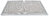 Ikea cooker hood grease filter 242,5x408,5mm