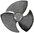 Mitsubishi Heavy outdoor unit fan blade SSA431B256