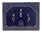 Power inlet IEC C16, 4,8mm connectors