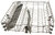 Midea Logik dishwasher upper basket 12976000000724