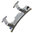 Upo washing machine door hinge 333970