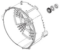LG washing machine backside tub AGM75471426