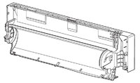 Mitsubishi Electric sisäyksikön takarunko E22J46234