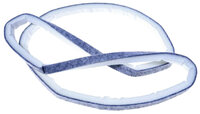 Whirlpool dryer front felt seal W393392