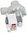 Electrolux Professional dishwasher drain pump 0L2657