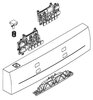 AEG / Electrolux dishwasher front panel 140101721144