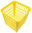 Electrolux Professional yellow cutlery basket 0L1813