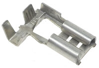 Lattaliitin tinattu messinki 6,3mm kulma 1,5-2,5mm2