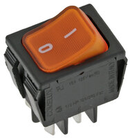 Fagor tiskikoneen virtakytkin oranssi 22x30mm R660397