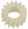Hisense Gorenje dishwasher back foot cog wheel M539004