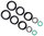 Nilfisk pressure washer O-ring seal kit 128500292
